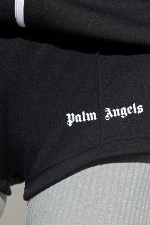 Palm Angels Lace trim T-shirt