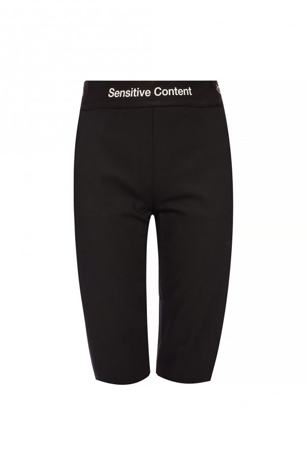 palm angels black shorts