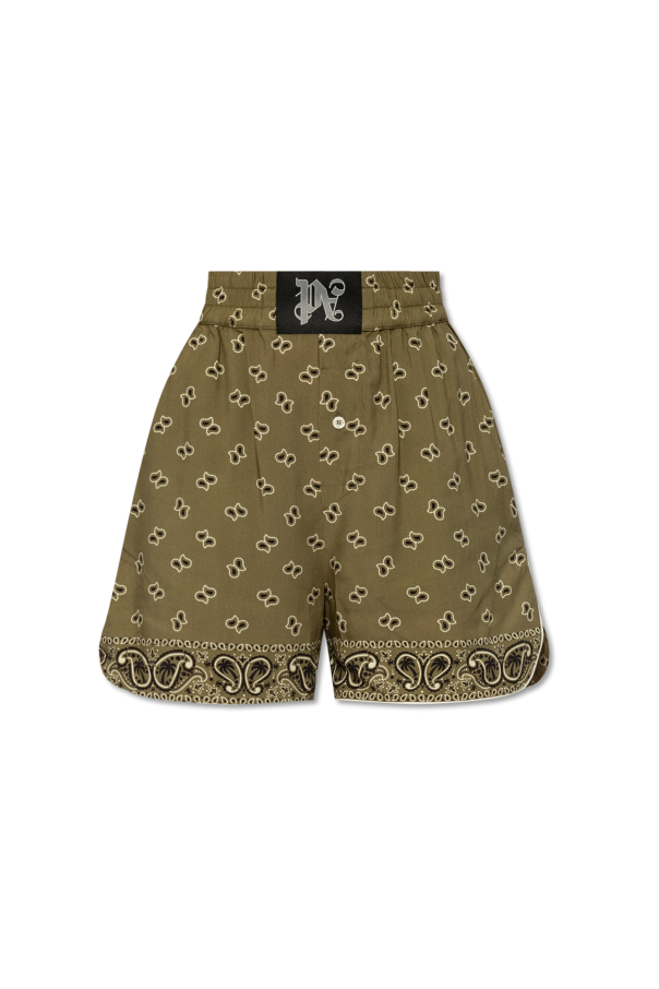 Shorts with paisley motif od Palm Angels