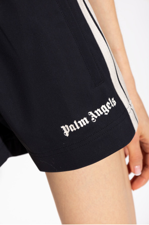 Palm Angels Rhude embroidered-logo track pants Nude