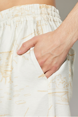 Maison Kitsuné Pantalones cortos con estampado