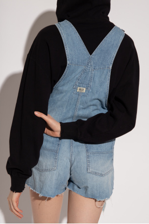 R13 Denim dungarees