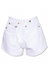 R13 Shorts with asymmetric closure