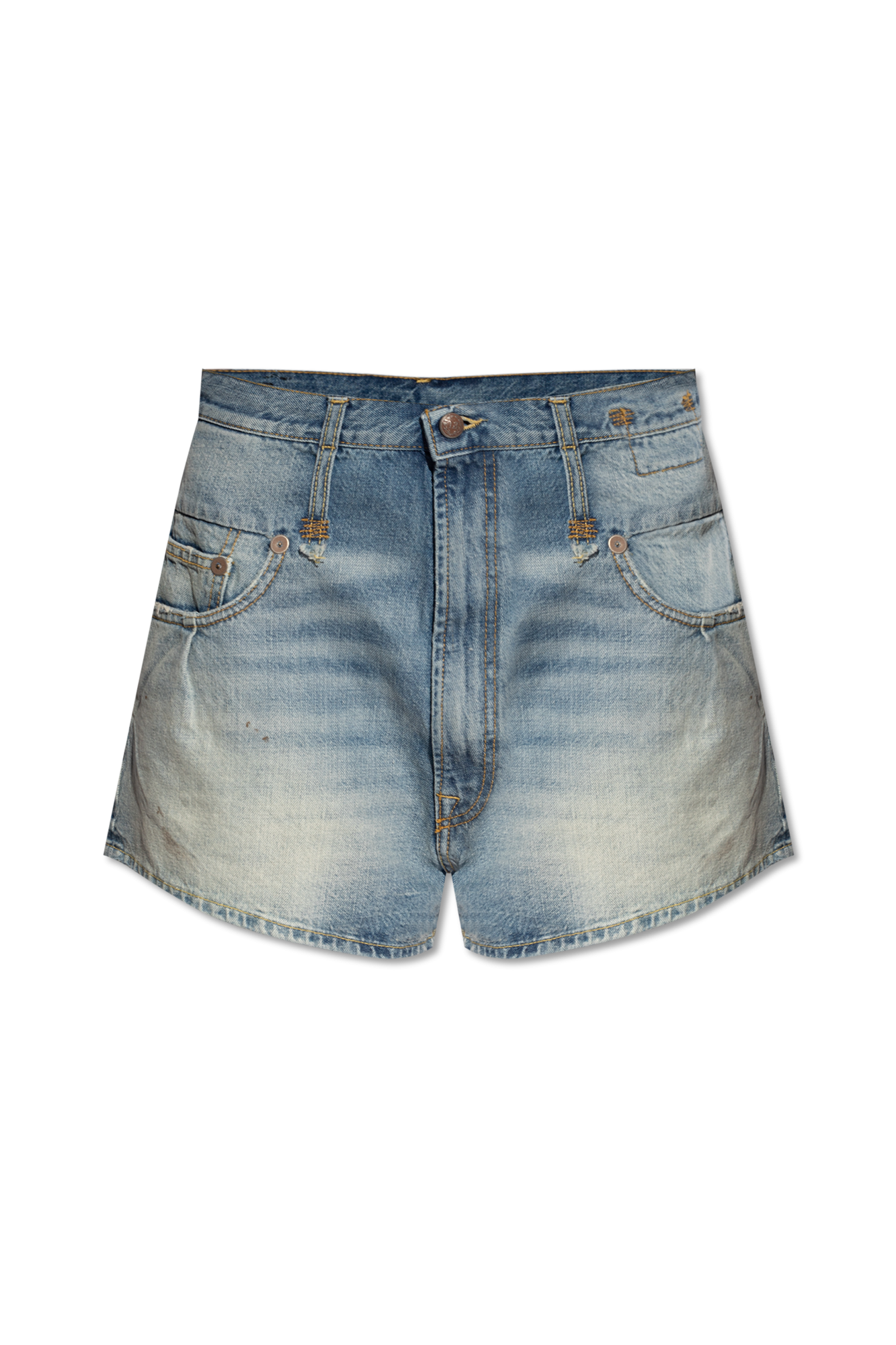 R13 Denim shorts