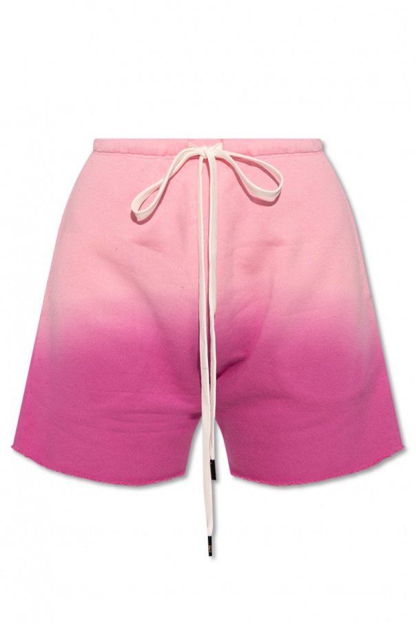 R13 Shorts with faded-effect