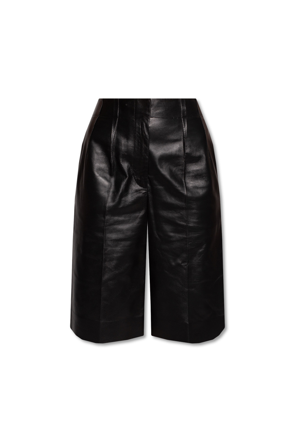 proenza stretch Schouler Leather shorts