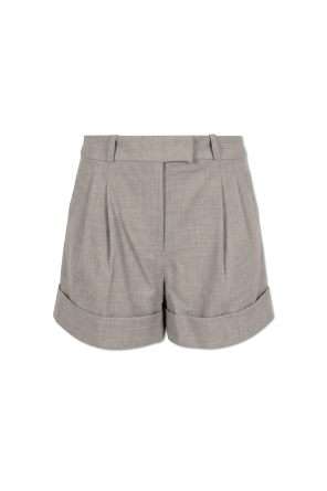 Pleated shorts