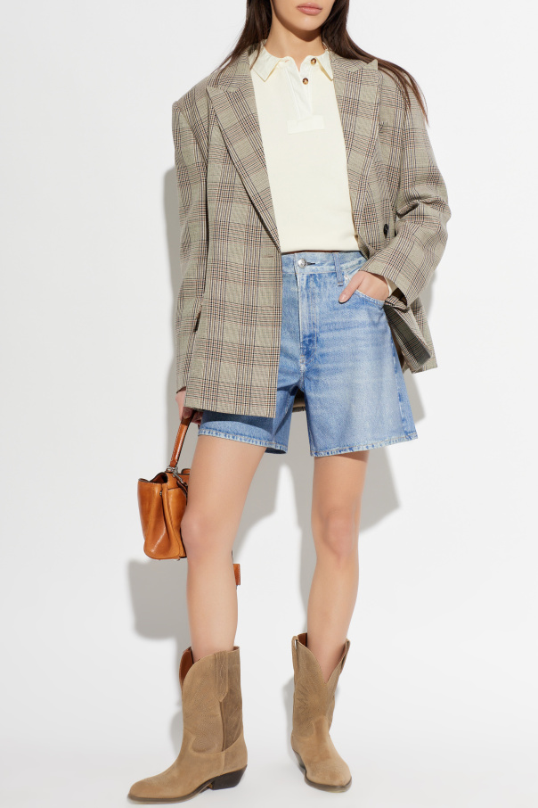 Rag & Bone  Pantalones cortos de material que imita el vaquero