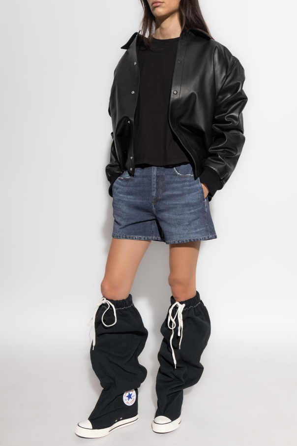 Rag & Bone  Shorts mit Jeansdruck