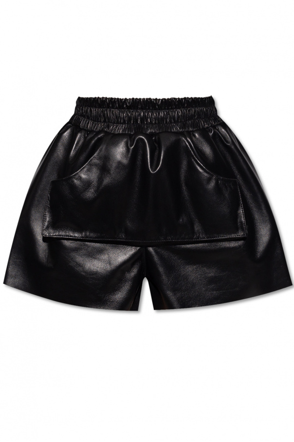The Mannei ‘Termi’ leather shorts