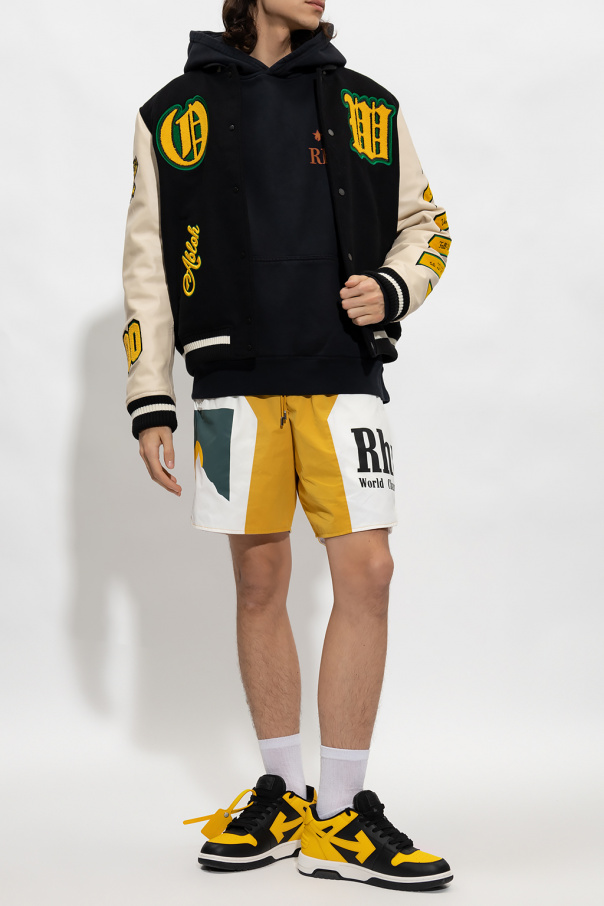 Rhude Mathers Lux zip-up hoodie