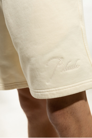 Rhude Versace Baroccoflage-print logo-print swim shorts