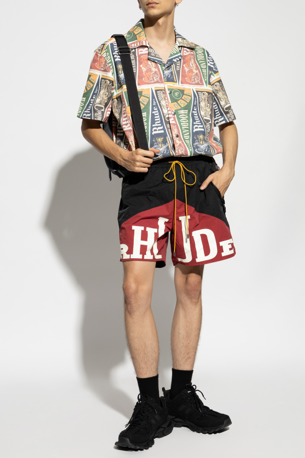 Rhude Logo shorts