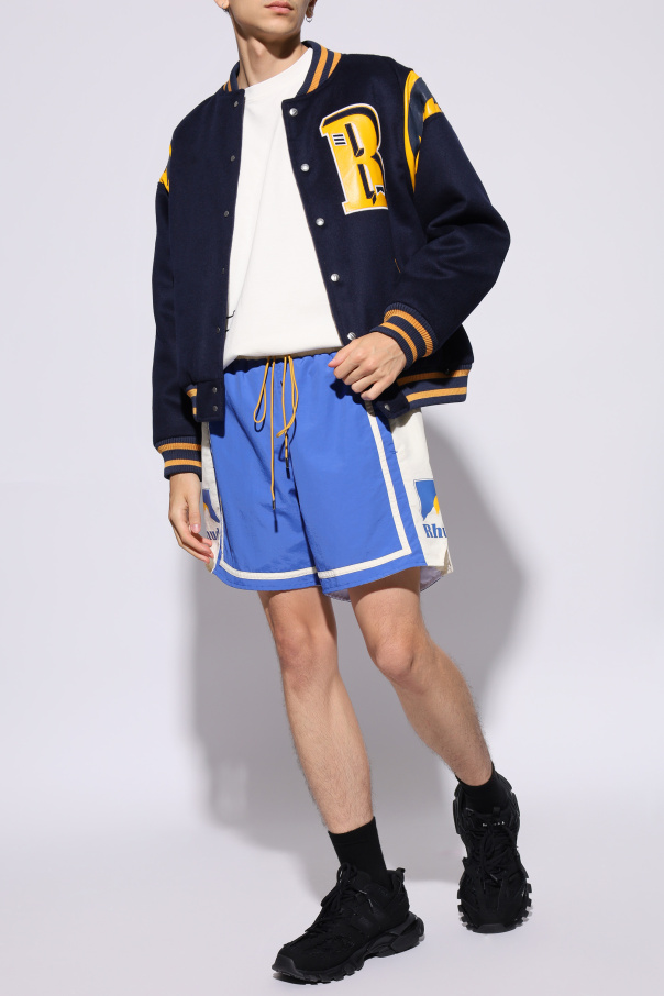 Rhude Logo shorts