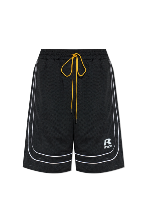 Shorts with printed logo