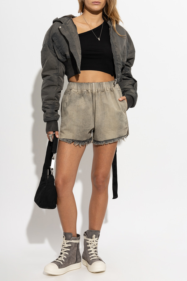 Rick Owens Shorts mit unbehandeltem Saum