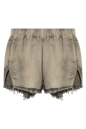 Shorts mit unbehandeltem Saum