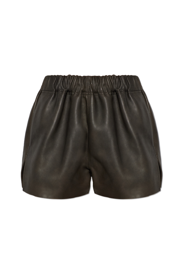 Leather shorts od Rick Owens