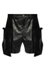 Rick Owens ‘Stefan’ leather shorts