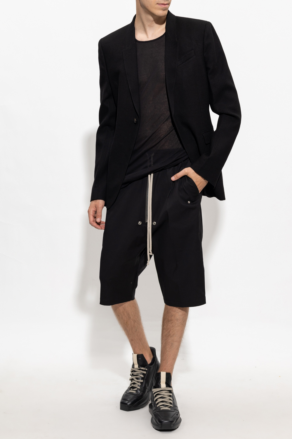 Rick Owens Shorts with zip