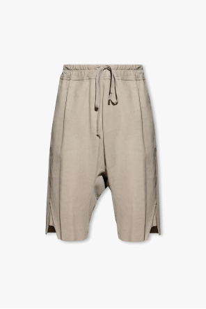 Shorts in pile di cotone