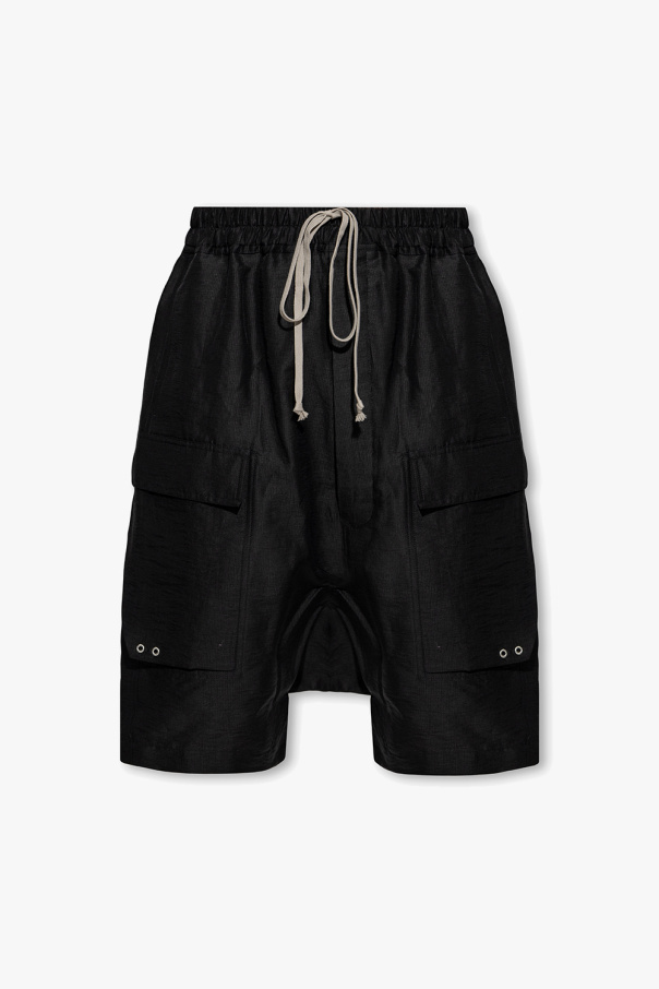 Rick Owens adjustable shorts with pockets