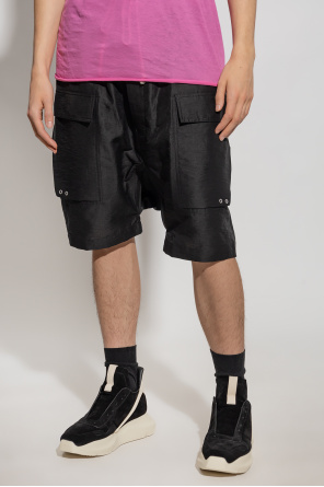 Rick Owens adjustable shorts with pockets