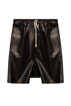 ‘rick’s pods’ leather shorts od Rick Owens