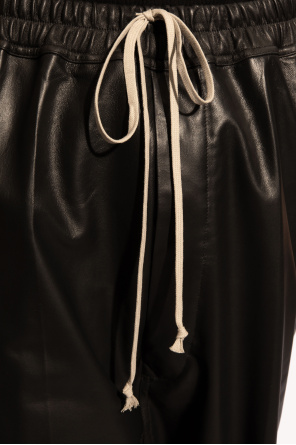 Rick Owens ‘Rick’s Pods’ leather shorts