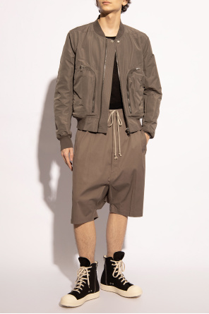 ‘rick’s pods’ leather shorts od Rick Owens