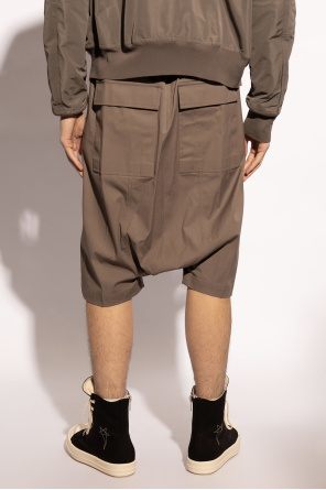Rick Owens ‘Rick’s Pods’ leather shorts
