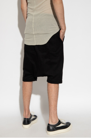 Rick Owens Cotton hemp shorts