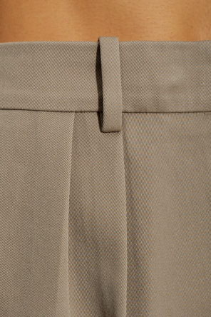 Acne Studios Вълнени шорти с ръб