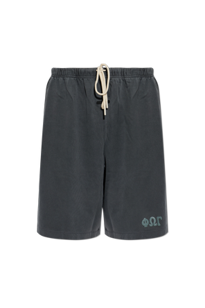 Cotton shorts with print