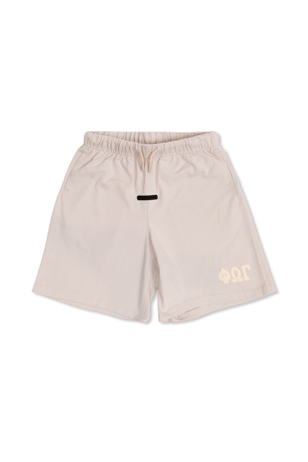 Cotton shorts with print od Fear Of God Essentials Kids