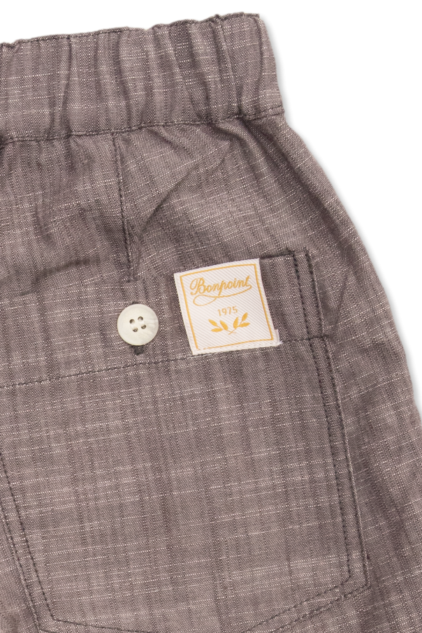 Bonpoint  Fleece shorts DRESS with logo