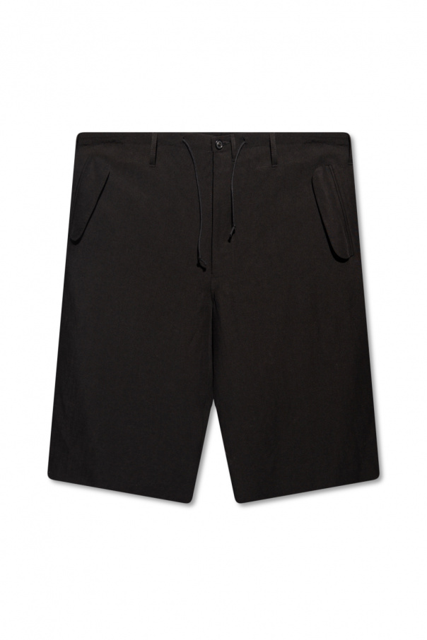 Maison Margiela black two-tone shorts