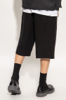 Maison Margiela Womens Rib Knit Biker Shorts