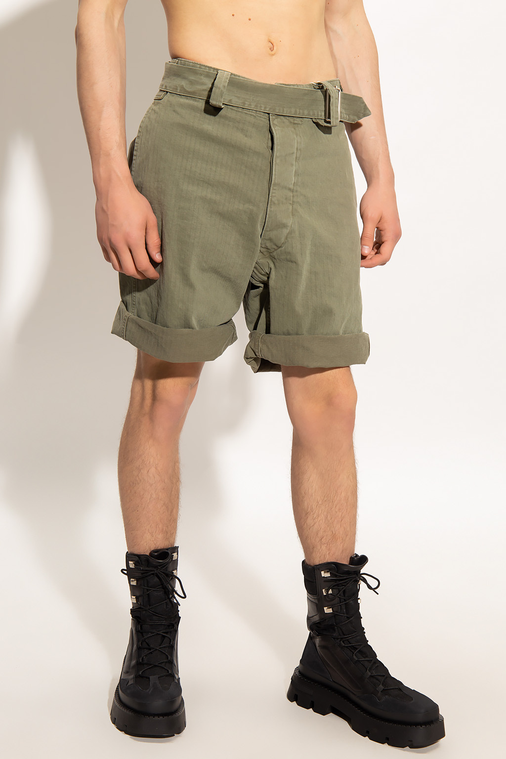 Maison Margiela Cotton shorts with belt