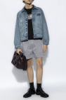 Maison Margiela BLUE Striped shorts
