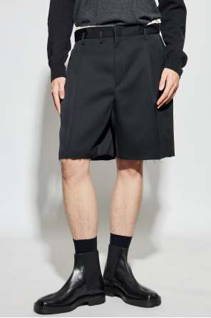 Maison Margiela Wool shorts with vintage effect