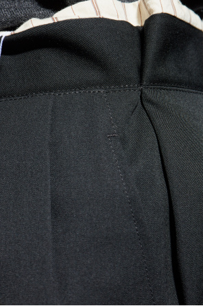 Maison Margiela Wool shorts with vintage effect