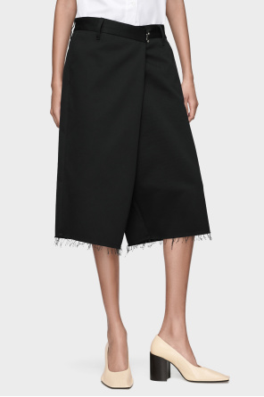 Maison Margiela Shorts con acabado sin rematar