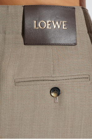 Loewe Wool shorts with crease