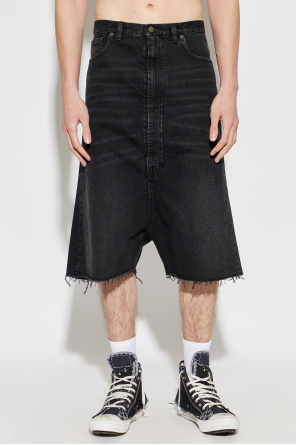 Maison Margiela Denim shorts with a `vintage` effect