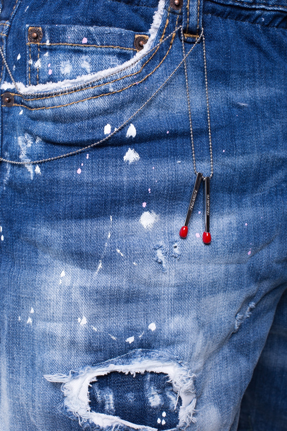 dsquared jeans mens paint splatter