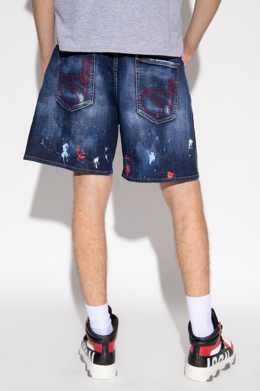 Dsquared2 ‘Boxer’ denim Jersey shorts