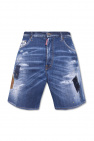 Dsquared2 ‘Boxer’ denim floral-print shorts