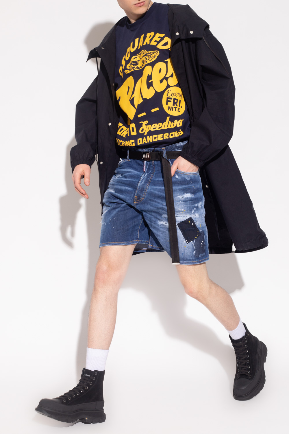 Dsquared2 ‘Boxer’ denim shorts