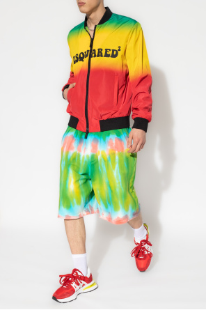 Tie-dyed shorts od Dsquared2